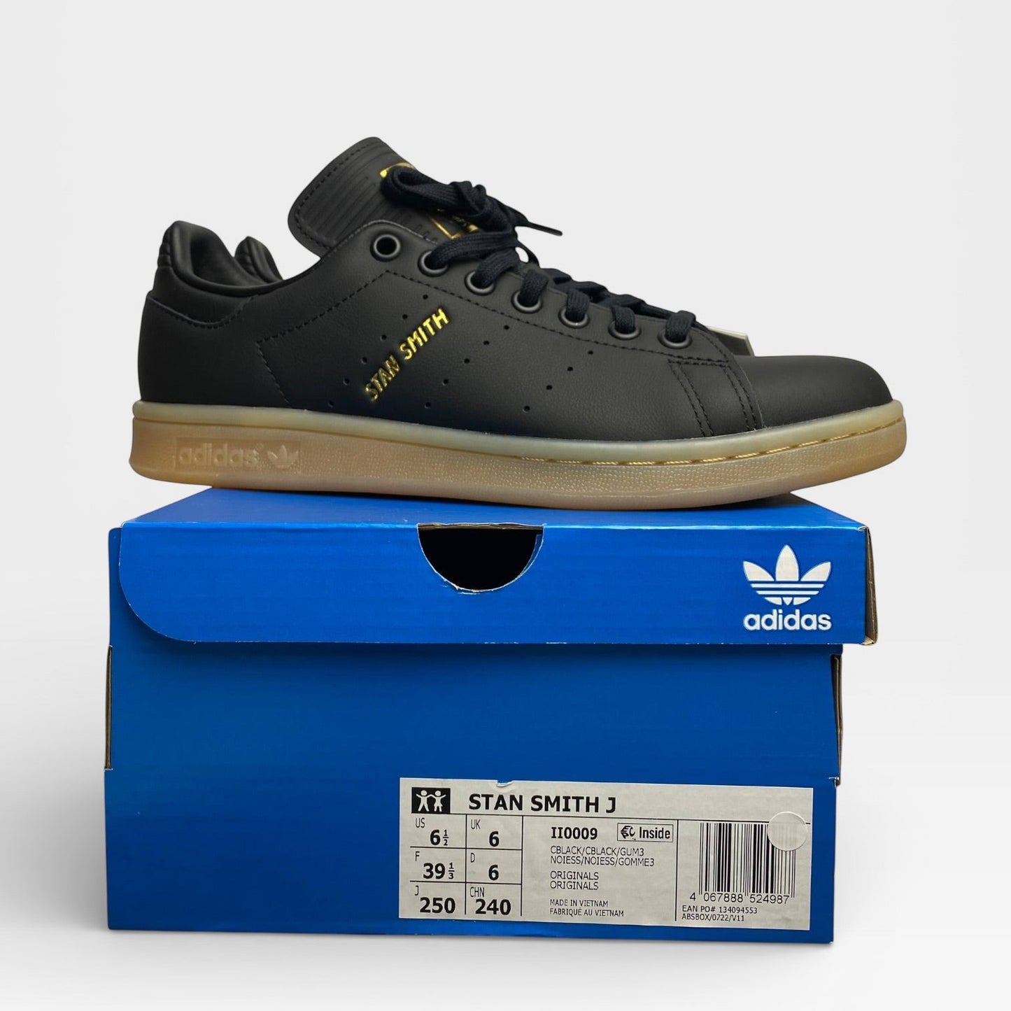 Adidas Stan Smith J Black