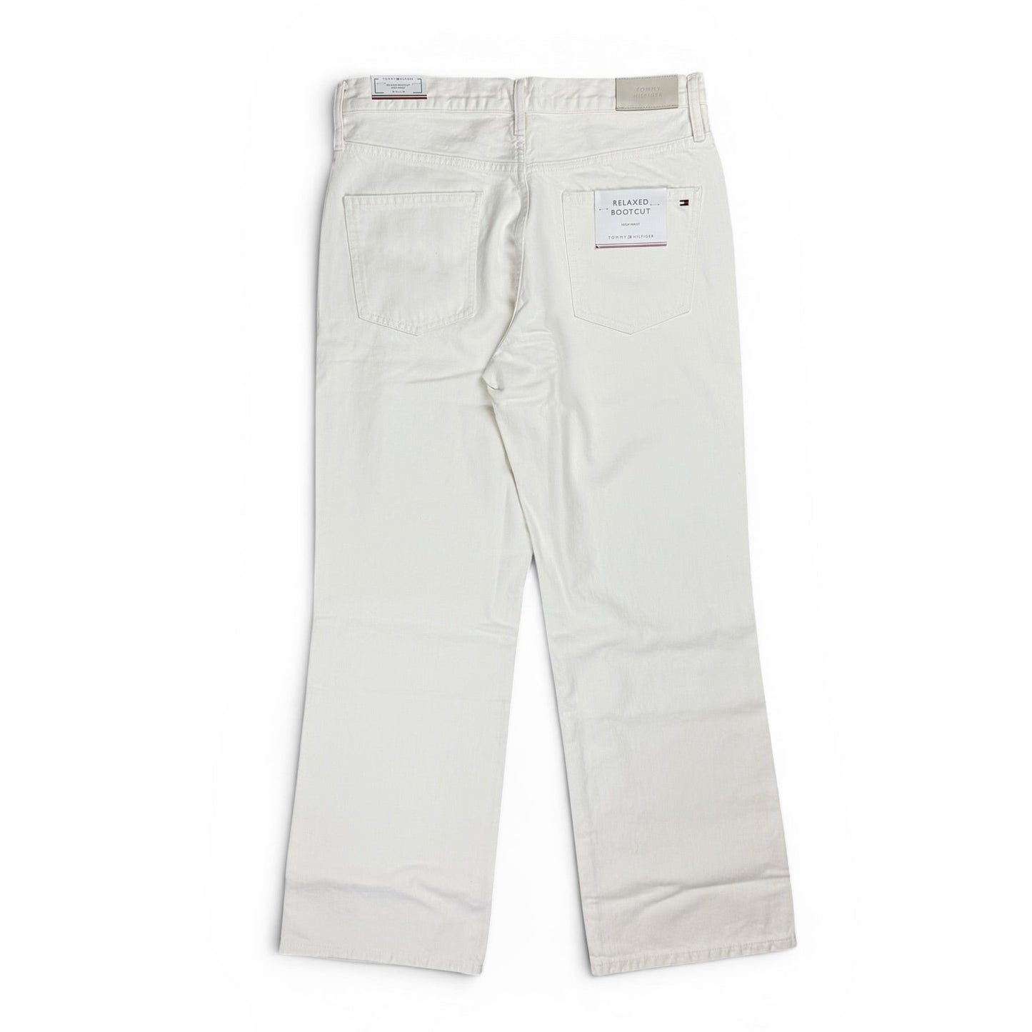 Tommy Hilfiger Jeans WW0WW42194 Écru Relaxed Fit Bootcut