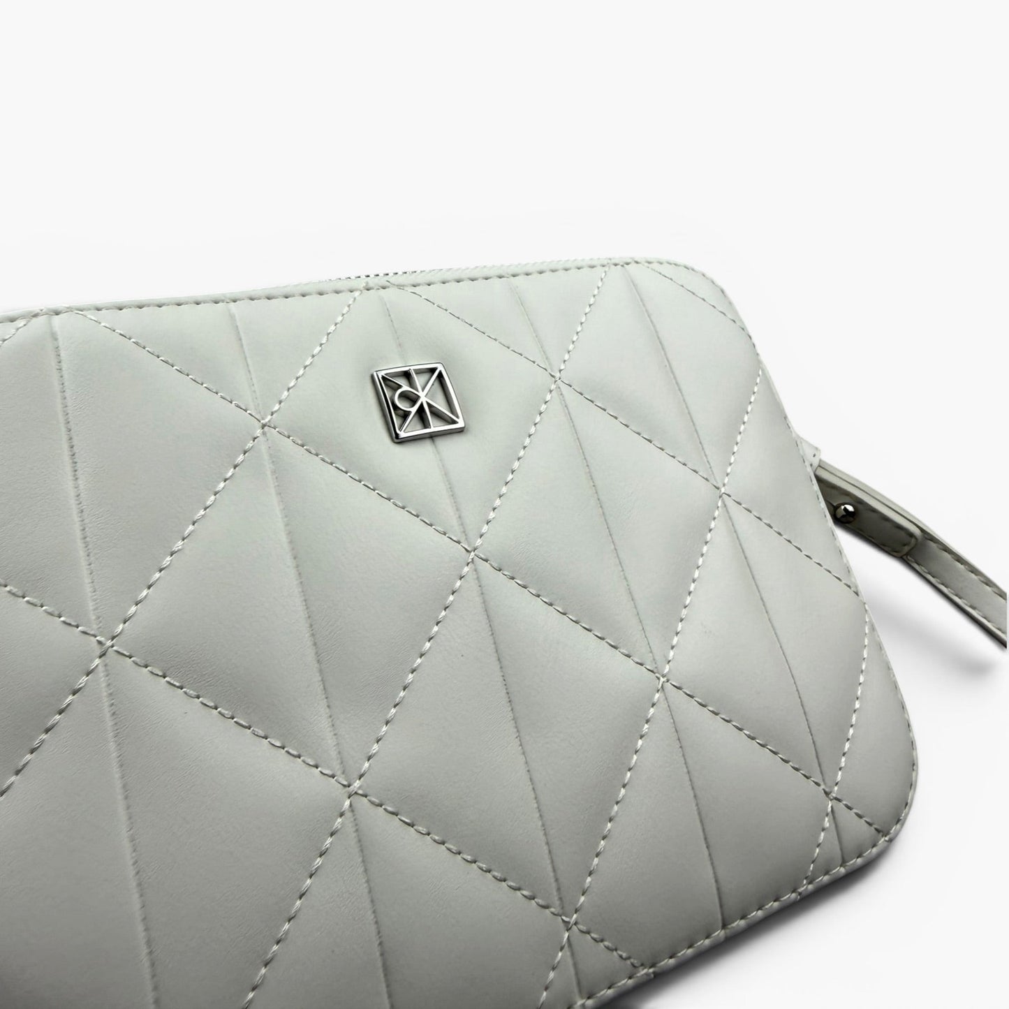 Calvin Klein Quilted Camera Bag LV04F3328G Weiß Schultertasche