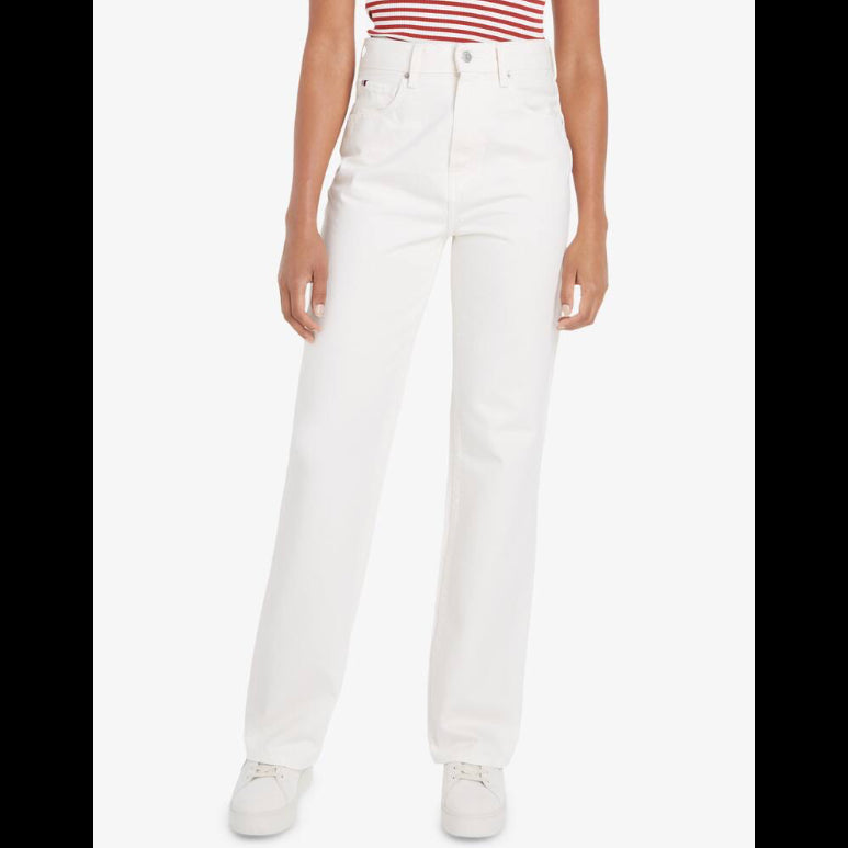 Tommy Hilfiger Jeans WW0WW42194 Écru Relaxed Fit Bootcut