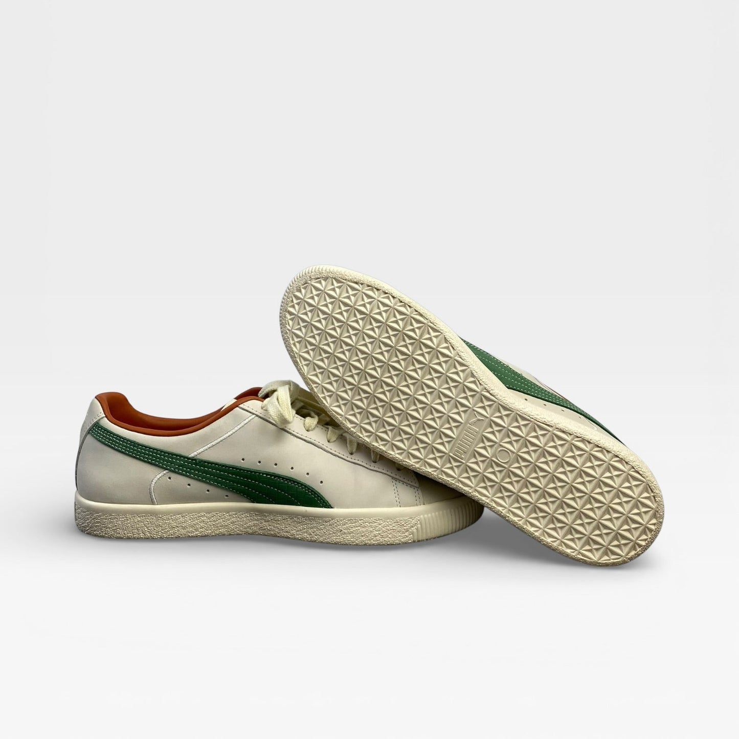 Puma Clyde FG White/Green