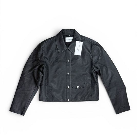 Calvin Klein Jeans Lederjacke Hemd J20J222553 Relaxed Fit