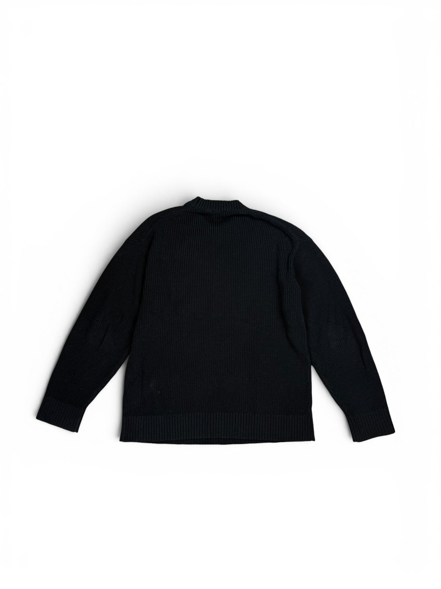 Calvin Klein Jeans Pullover Intrasia J20J224799 Schwarz Relaxed Fit