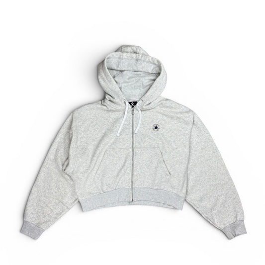 Converse Zip-Up Hoodie Cropped Oversized