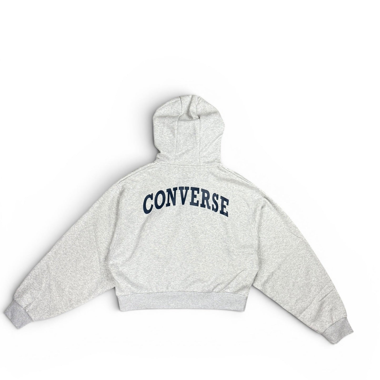 Converse Zip-Up Hoodie Cropped Oversized