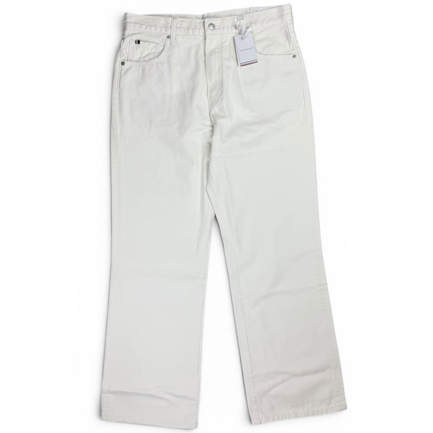 Tommy Hilfiger Jeans WW0WW42194 Écru Relaxed Fit Bootcut
