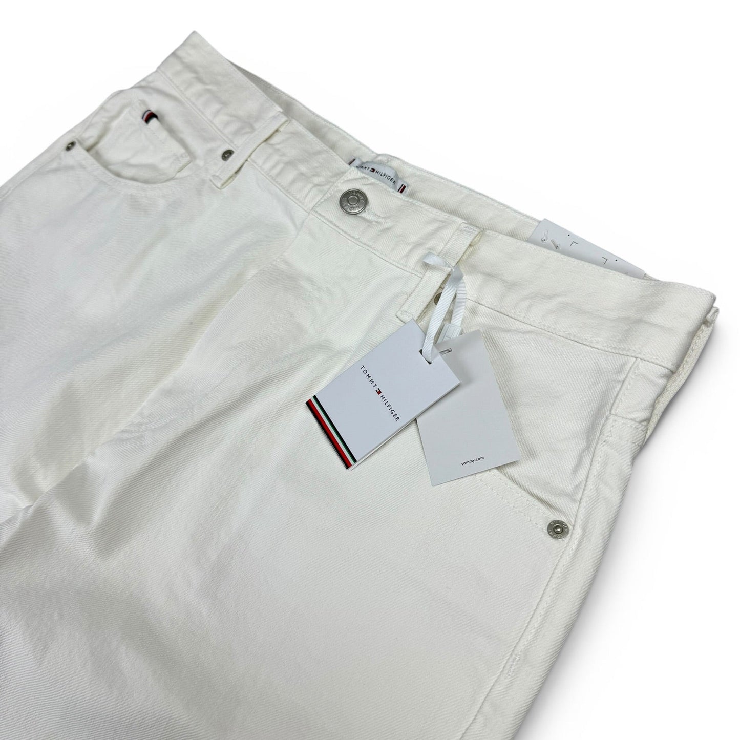 Tommy Hilfiger Jeans WW0WW42194 Écru Relaxed Fit Bootcut