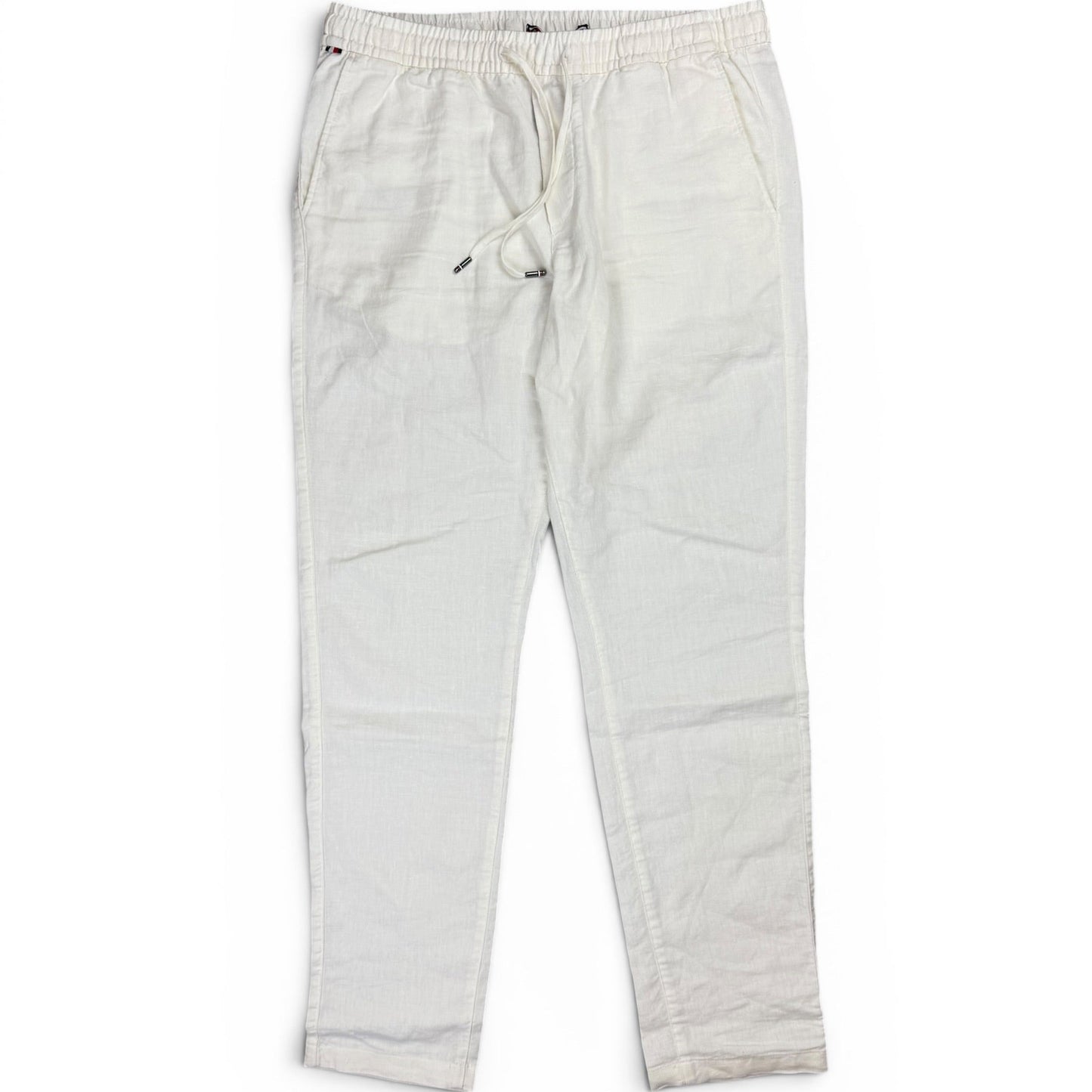 Tommy Hilfiger Harlem Tapered Leg Fit Chinos aus Leinenmix