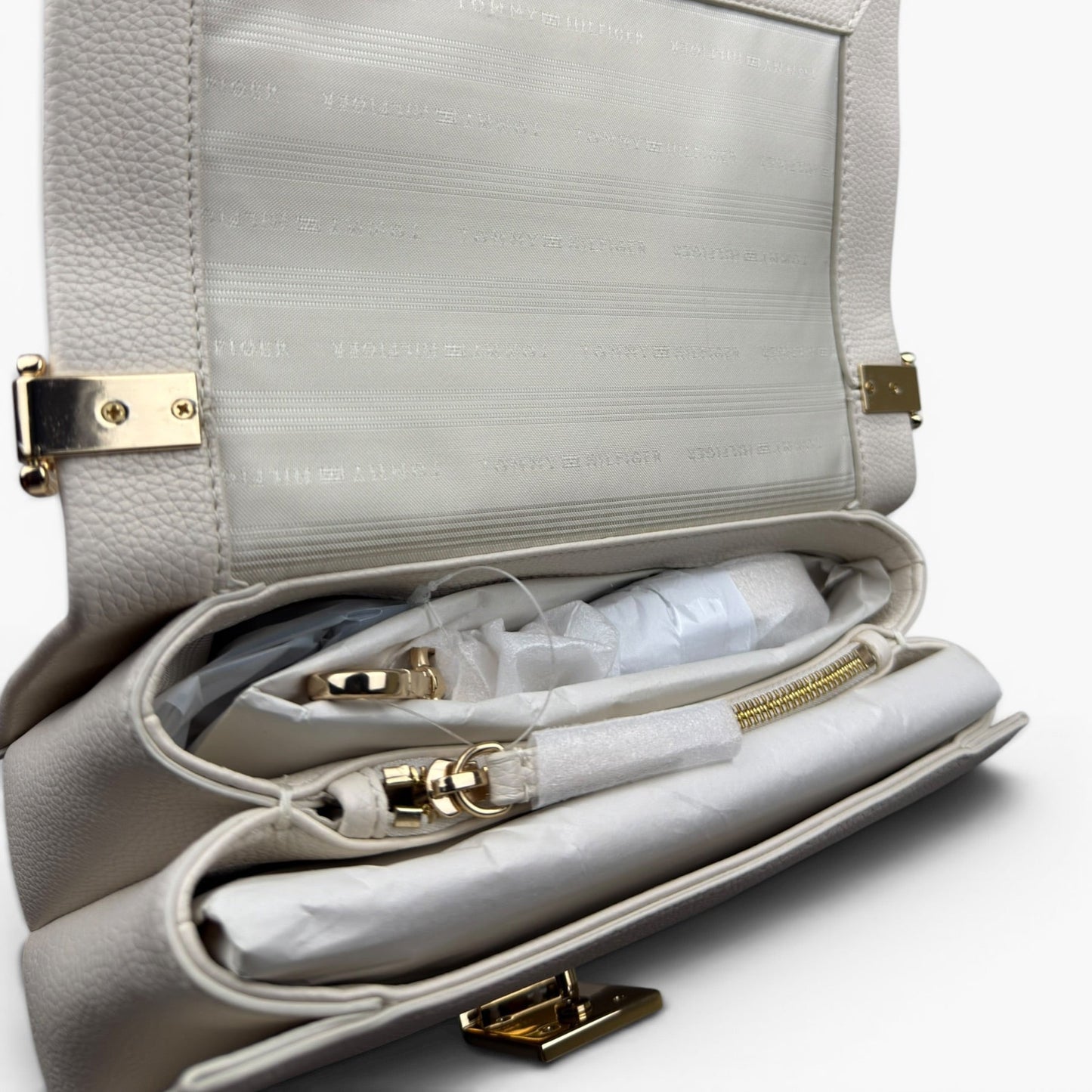 Tommy Hilfiger Handtasche Th Her Med Crossover AW0AW17216 Beige