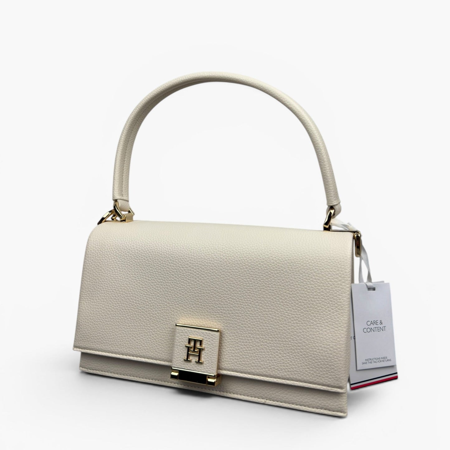 Tommy Hilfiger Handtasche Th Her Med Crossover AW0AW17216 Beige