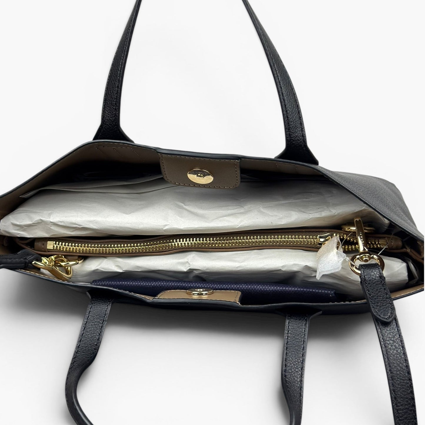 Tommy Hilfiger Handtasche Th Icon Mini Tote AW0AW18233 Schwarz