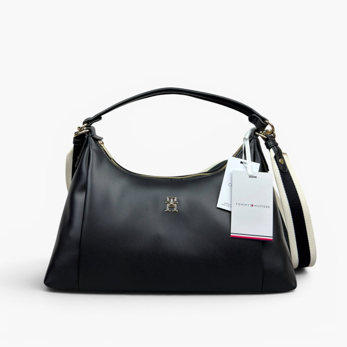 Tommy Hilfiger TH ESSENTIAL SHOULDER BAG - Schultertasche Schwarz