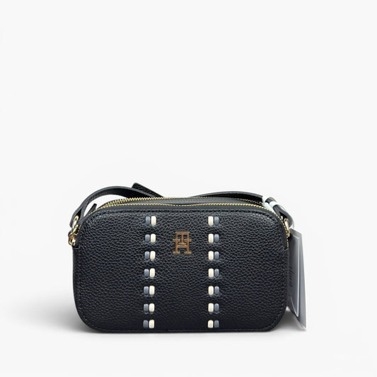 Tommy Hilfiger TH Timeless Camera Bag Schultertasche Schwarz