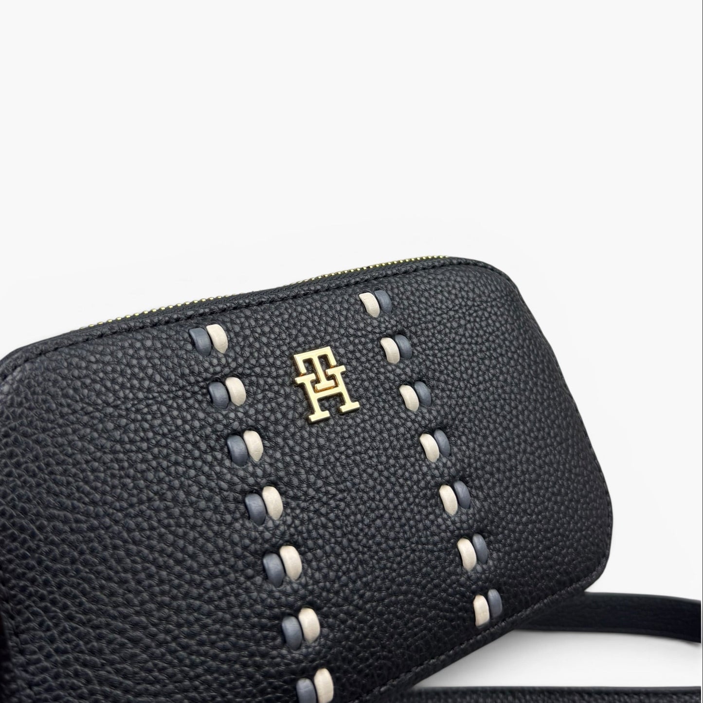 Tommy Hilfiger TH Timeless Camera Bag Schultertasche Schwarz