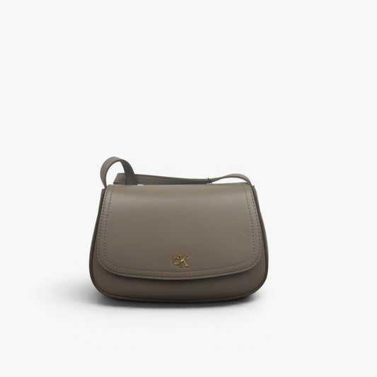 Calvin Klein Ck Flap Camera Bag LV04F3421G Beige Umhängetasche