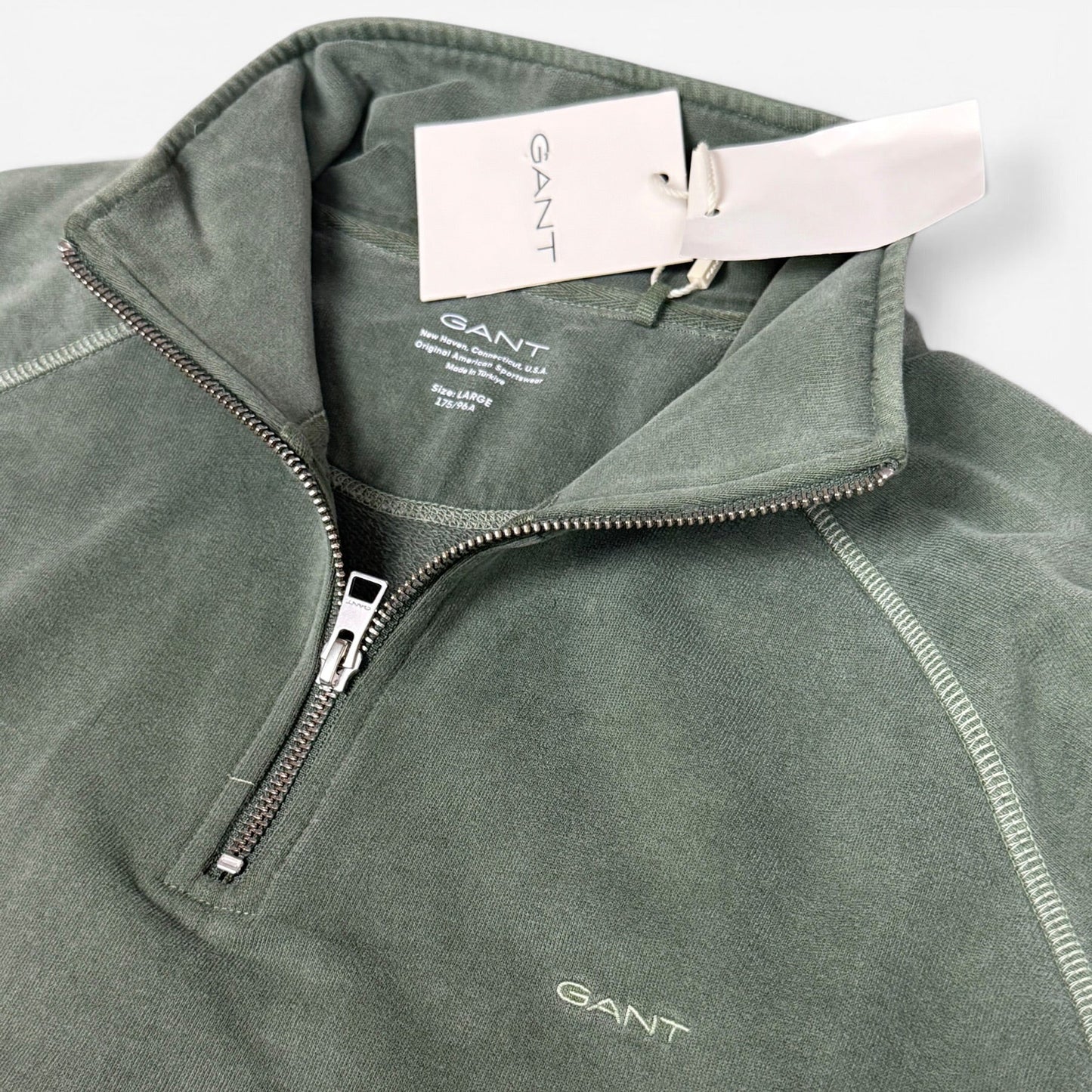Gant Sunfaded Half Zip Sweatshirt