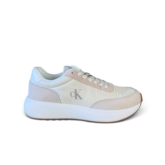 Calvin Klein Jeans Sneakers Athleisure Runne Weiß Rosa