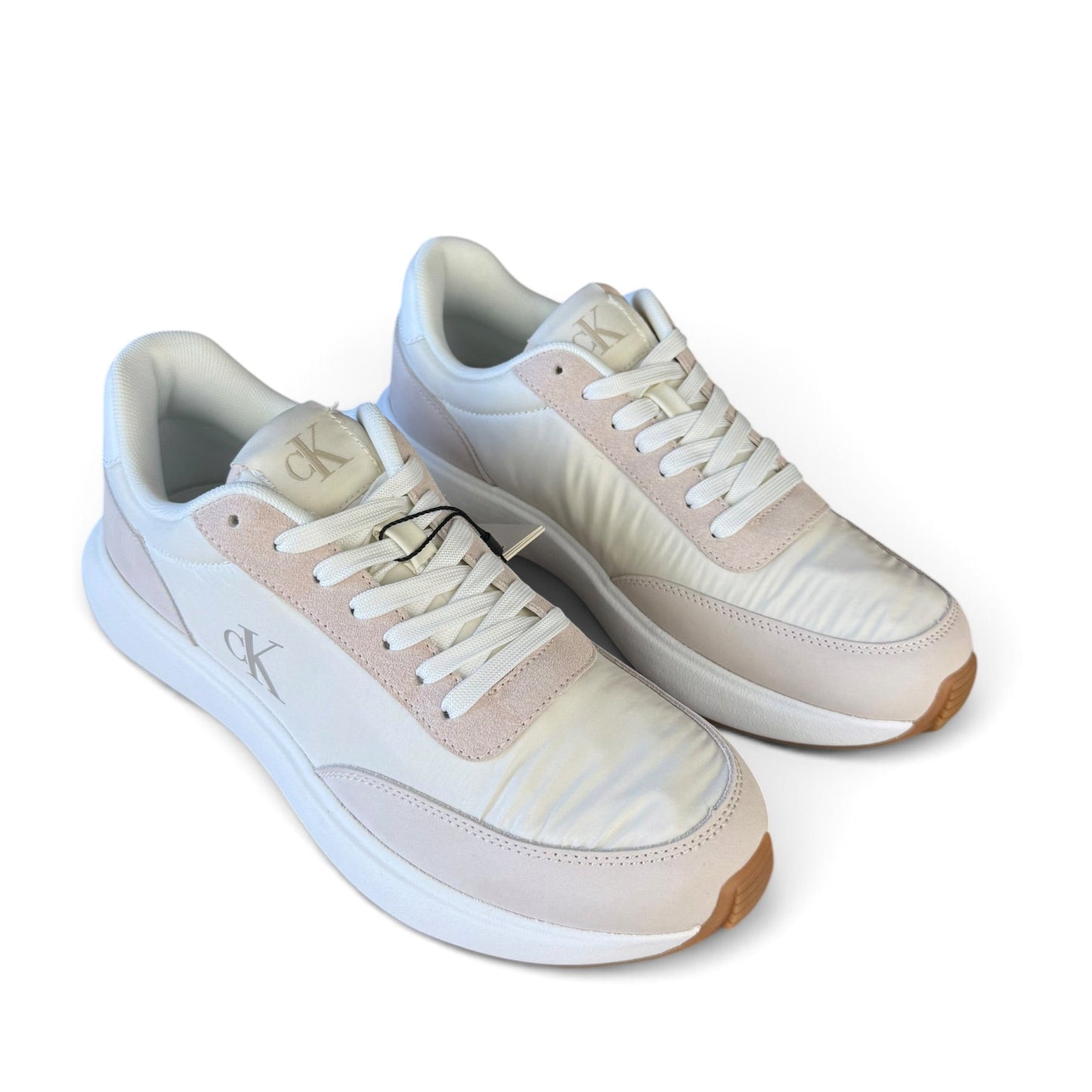 Calvin Klein Jeans Sneakers Athleisure Runne Weiß Rosa