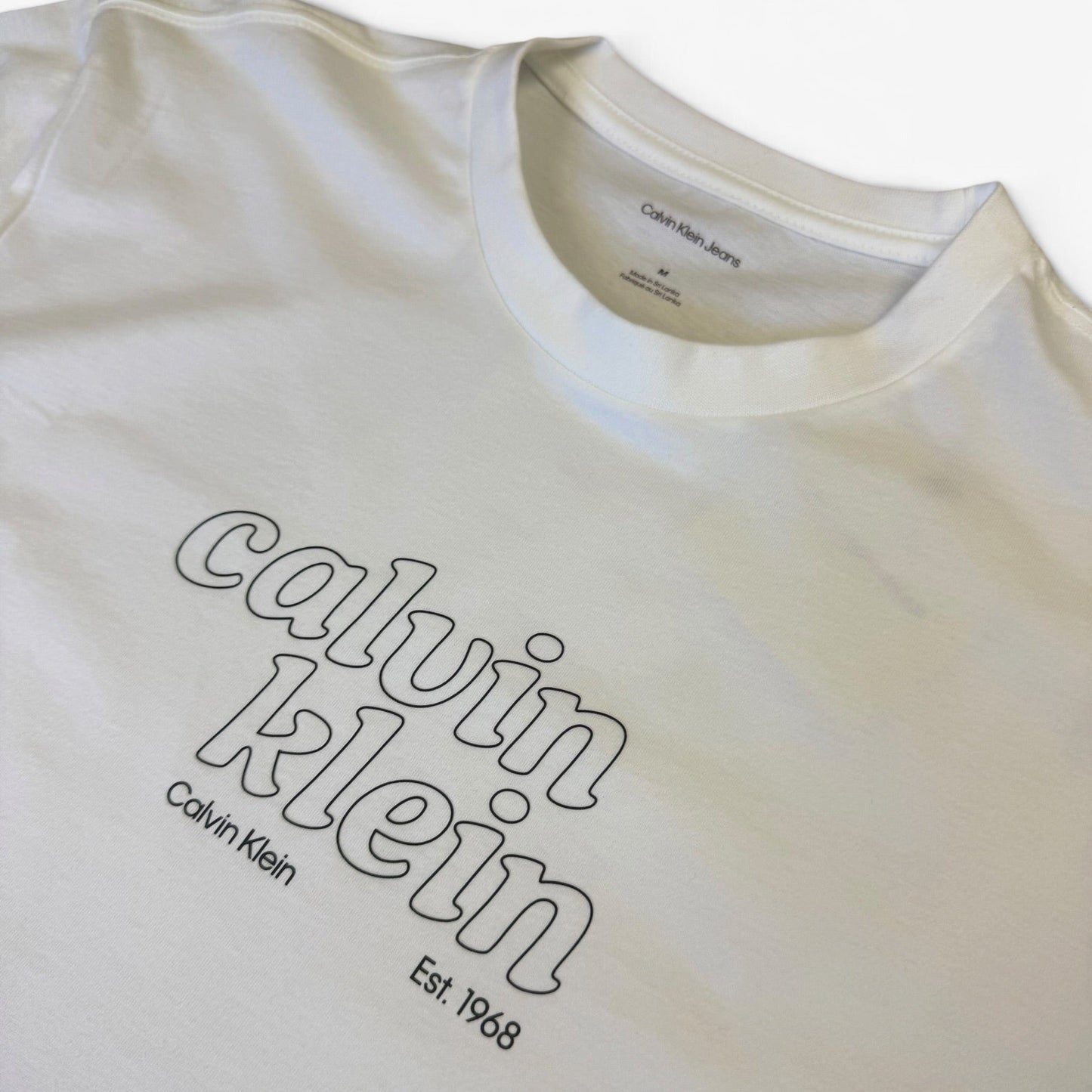 Calvin Klein Jeans SS 30S Weiß T-shirt