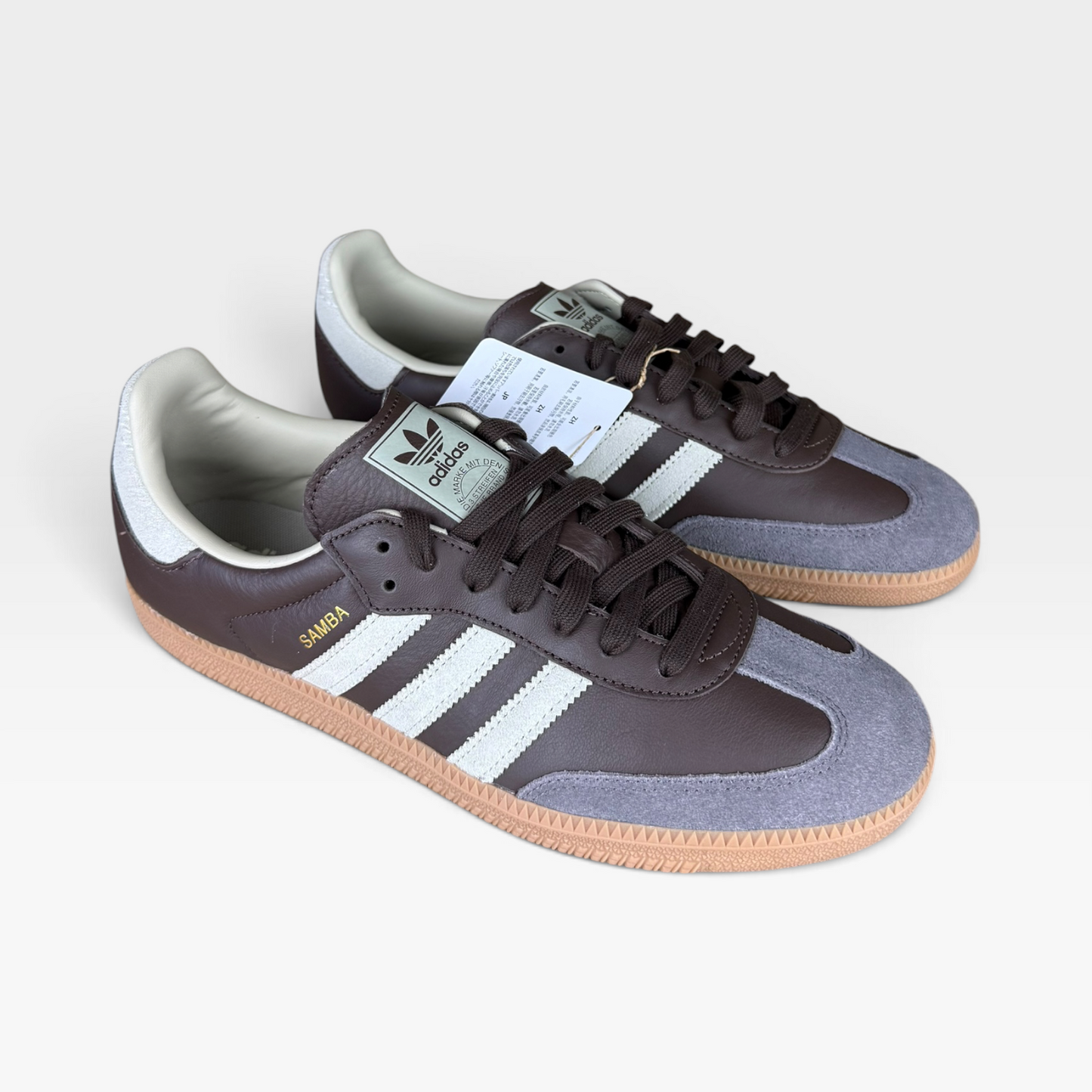 Adidas Samba OG Brown Putty Grey Herren