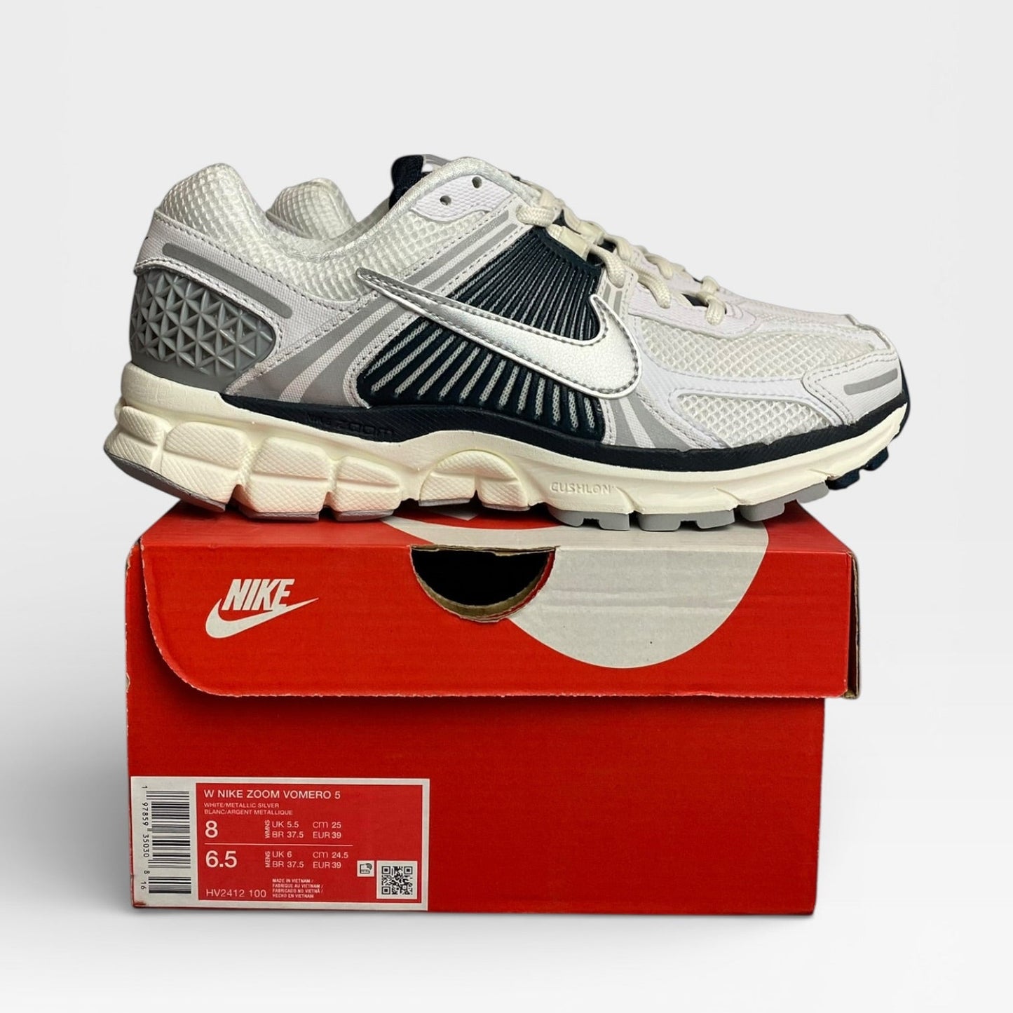 Nike Zoom Vomero 5 White Armory Navy