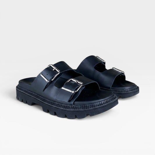 Tommy Jeans Leder Pantoletten EN0EN02753