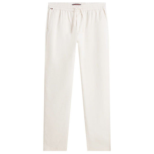 Tommy Hilfiger Harlem Tapered Leg Fit Chinos aus Leinenmix